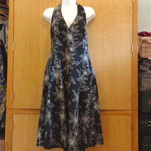 NWT Danny & Nicole SZ 10M Black/White Halter/Sundress.